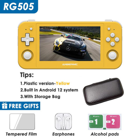 ANBERNIC RG505 Retro Handheld Game Console 4.95 inch OLED Touch Screen -CE01402-Veeddydropshipping