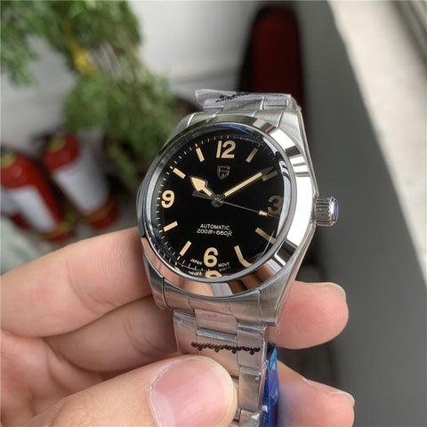Automatic Mechanical Watches Sapphire Stainless Steel -JW00630-Veeddydropshipping