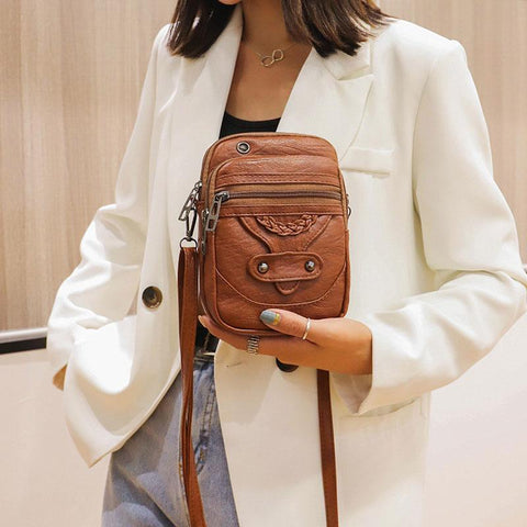 Small Shoulder Bag For Women Vintage Crossbody Bag Cash Purse-BS00359-Veeddydropshipping