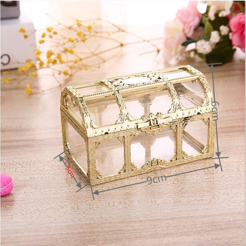 Vintage Golden Pirate Treasure Storage Box-HA00811-Veeddydropshipping
