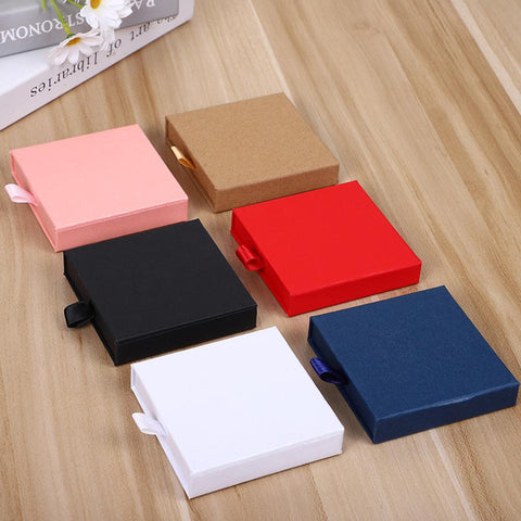 Thick Kraft Paper Drawer Jewelry Packaging Box  Display -JW01687-Veeddydropshipping