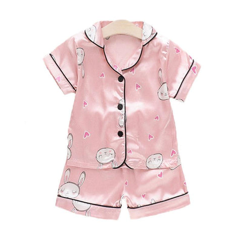 Girl Pajama Sets Boy Baby Clothes Kids Sleepwear Pijama Toddler Bear-TB01060-Veeddydropshipping