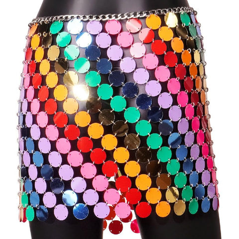 Sexy Sequin Mini skirt for Women-WF00494-Veeddydropshipping