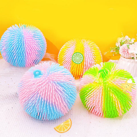 Fun New Luminous Two-color Decompression Toys Squeeze Ball-TB01538-Veeddydropshipping