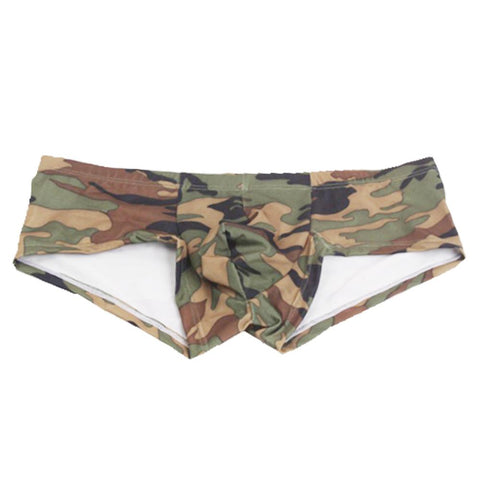 Camouflage Low Waist Underwear Boxers Shorts Underpants Small-MF01496-Veeddydropshipping
