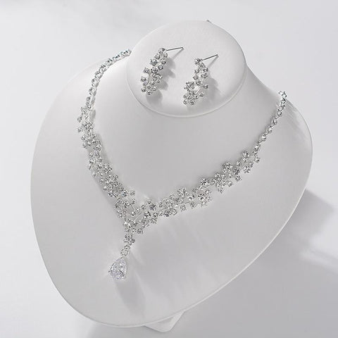 Stud Earring Fashion Jewelry set for Women Bridal -JW00344-Veeddydropshipping