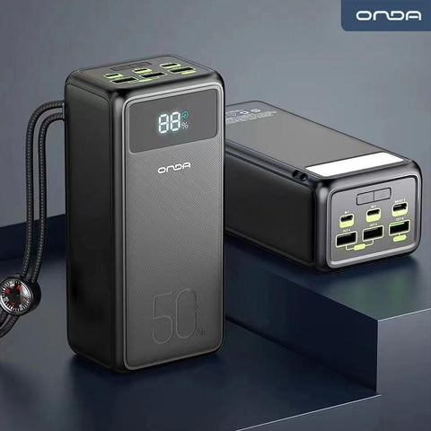 Onda 50000mAh super capacity mobile power supply 22.5W super fast charging outdoor-PA00470-Veeddydropshipping