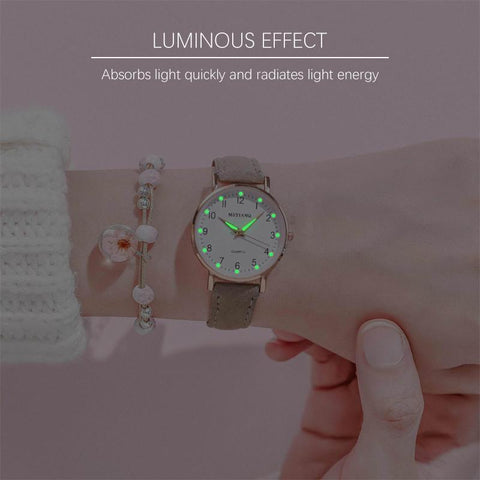 Fashion Casual Leather Watches Simple Ladies Quartz Clock-JW00887-Veeddydropshipping