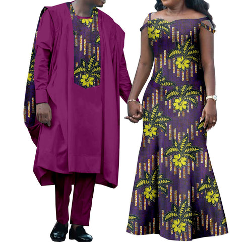 African Clothes for Wedding Dashiki Dresses-WF01723-Veeddydropshipping