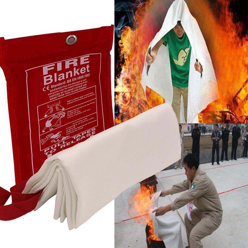 Safety Fire Blanket Fiberglass Emergency Survival Fire-CO00608-Veeddydropshipping