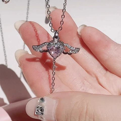 Heart Pendant Necklace For Woman Minimalist Jewelry -JW01250-Veeddydropshipping