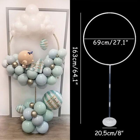 Circle Balloon Arch Stand round Balloons Holder-HA01856-Veeddydropshipping