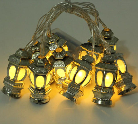 EID Mubarak Decor Ramadan Decorations Moon Star Led String Lights-TI00935-Veeddydropshipping
