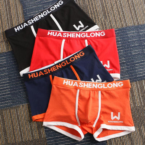 Man Panties Cotton Soft Short Boxer Mens Breathable-MF01425-Veeddydropshipping