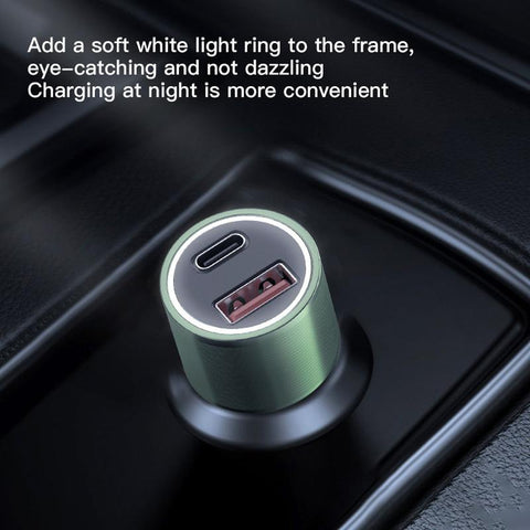 Nohon 65W Car Charger USB Type C Dual Port PD QC Fast Charging-PA01142-Veeddydropshipping