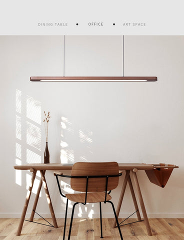 Wood LED Pendant Lights Modern  Lamp-TI00304-Veeddydropshipping