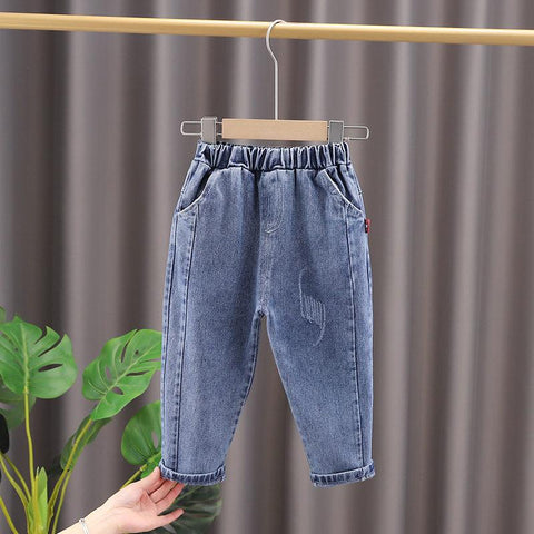 2022 Spring Kids High Quality Boys Girls Fashion Holes Children Jeans-TB01249-Veeddydropshipping