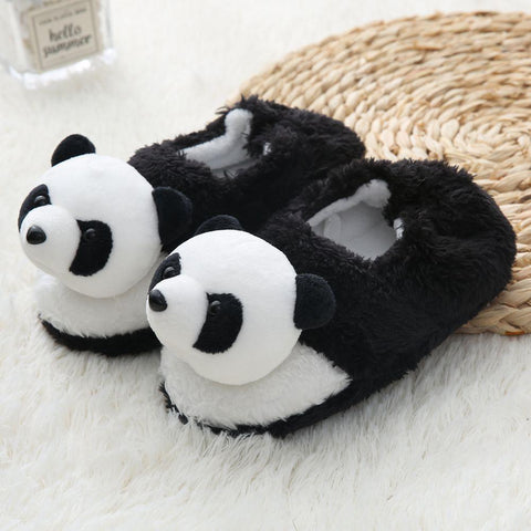 Winter Panda Slippers Kids Toddler Girl Non-slip Boys-TB00123-Veeddydropshipping