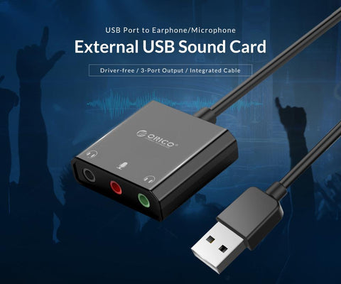 External Sound Card Audio Jack  Cable Adapter Volume-CO00173-Veeddydropshipping