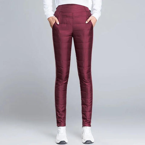 High waist Down Pants Women-WF00532-Veeddydropshipping