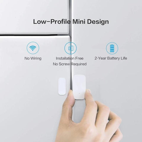 Door Window Sensor Zigbee Wireless Connection Smart Mini Door Sensor-CE00537-Veeddydropshipping