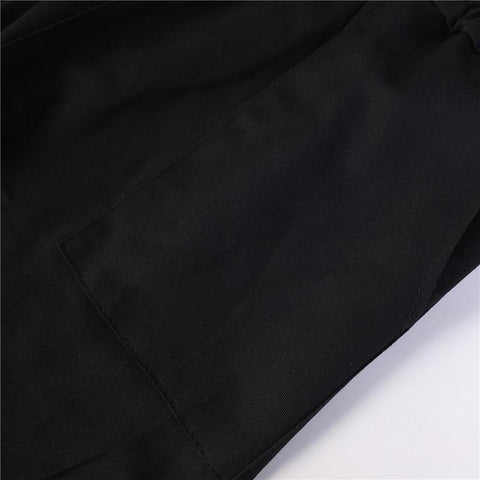 Women Cargo Pants High Waist Baggy Wide Leg Pants-WF00374-Veeddydropshipping
