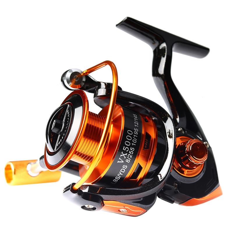 Topline Tackle Ultralight Spinning Saltwater Fishing Reel 1000 13 BB Metal Spool Spinning-OS00355-Veeddydropshipping