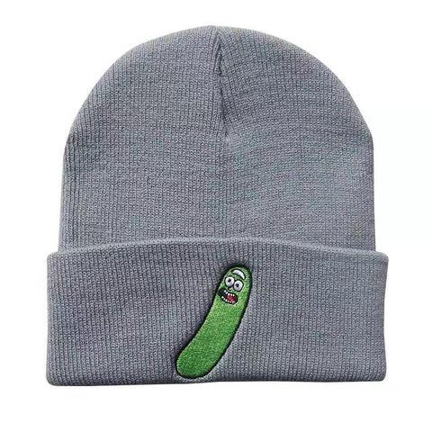 Embroidery Girls Boys Hip-Hop Warm Knitted Skullies-MF00907-Veeddydropshipping