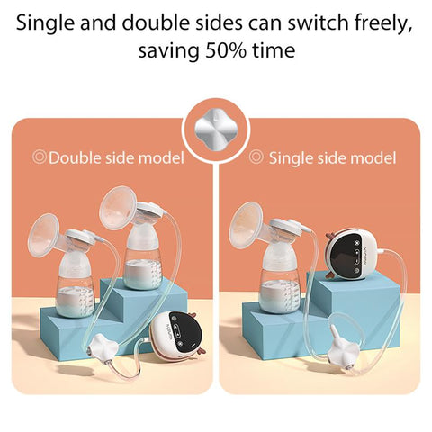 Breast Pump Single Double Side Baby Milk Feeding Battery Inside-TB00638-Veeddydropshipping