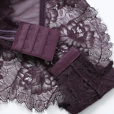Sexy Bodysuit Women Lace Cup-WF00784-Veeddydropshipping
