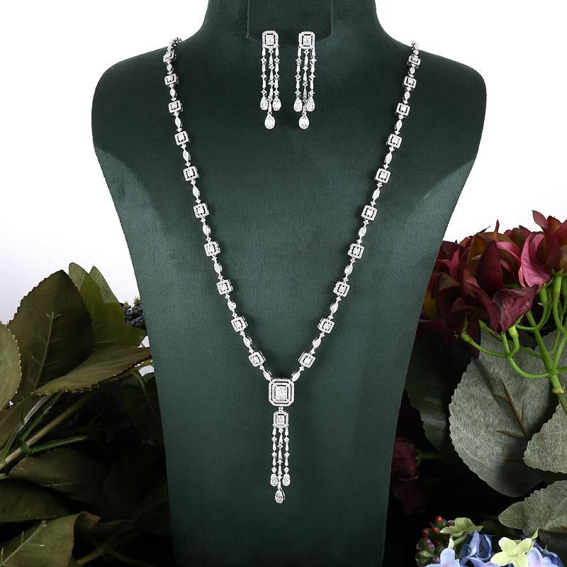 African 2pcs Bridal New Fashion Dubai Jewelry Set -JW00323-Veeddydropshipping