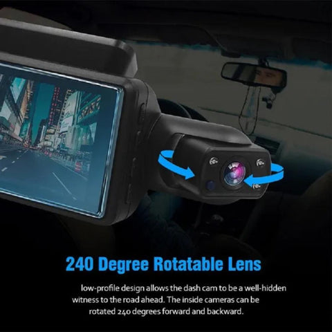 Dual Lens Dash Cam for Cars Black Box HD 1080P Car Video-AM00570-Veeddydropshipping