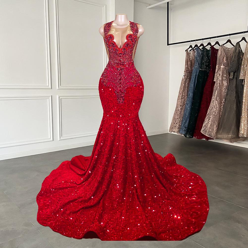 Stuning Mermaid Style Mesh Prom Dresses-WF01620-Veeddydropshipping