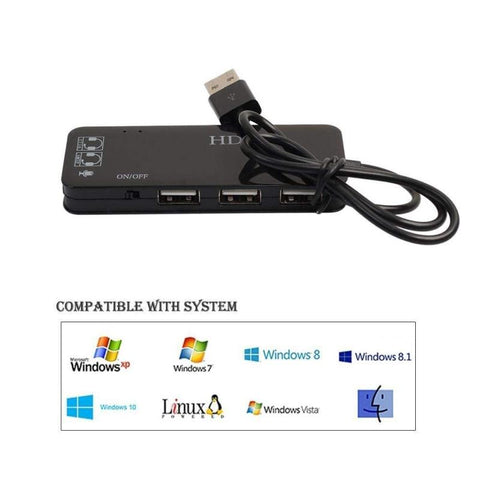 Sound card  stereo adapter USB splitter-CO00132-Veeddydropshipping