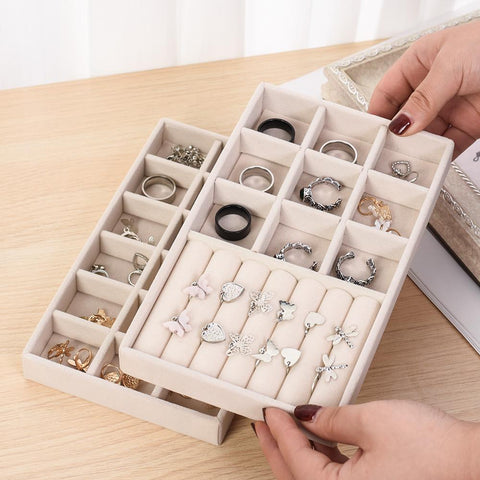 Jewelry Display Tray Case Exquisite Storage Holder Boxes-JW01727-Veeddydropshipping