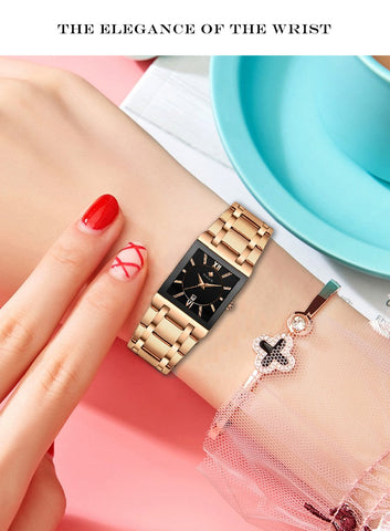 Watches Women Bracelet Square Quartz WristWatch-JW00957-Veeddydropshipping