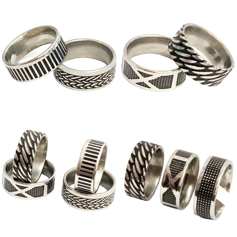 Wholesale Classic Wedding Band Rings Stainless Steel Jewelry -JW00428-Veeddydropshipping