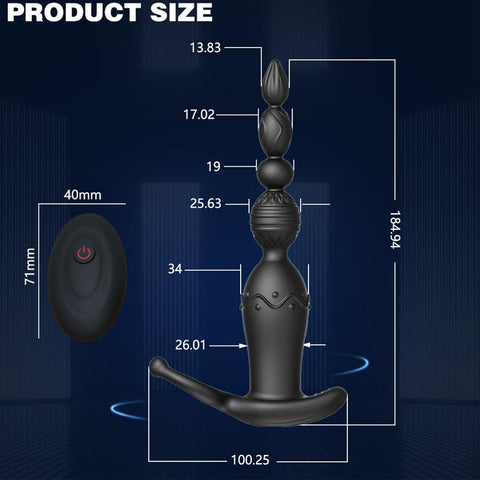 New silicone anal plug female back court pull bead stick male lock essence prostate -BH01183-Veeddydropshipping