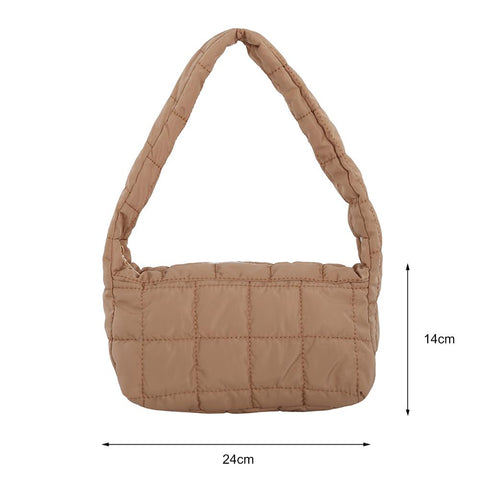 Color Cloud Shoulder Bag Female Casual Quilted Crossbody-BS00178-Veeddydropshipping