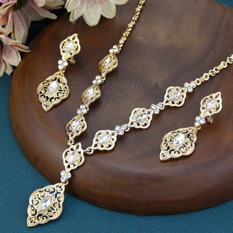 Jewelry Sets Morocco Style Earring Necklace Set  -JW00351-Veeddydropshipping