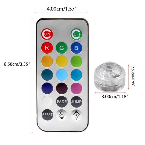 IP68 Waterproof Battery Operated Multi Color Submersible LED Underwater-TI00963-Veeddydropshipping
