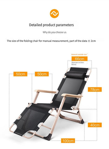 Folding Recliner Office Nap Back Couch Bed-HA01670-Veeddydropshipping