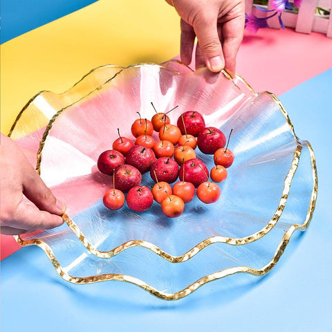 Nordic Glass Tableware Plate Breakfast Plates-HA01312-Veeddydropshipping