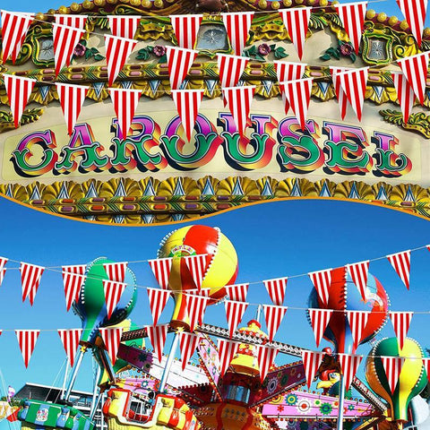 Carnival Circus Pennant Banner Bunting Flag-HA00600-Veeddydropshipping
