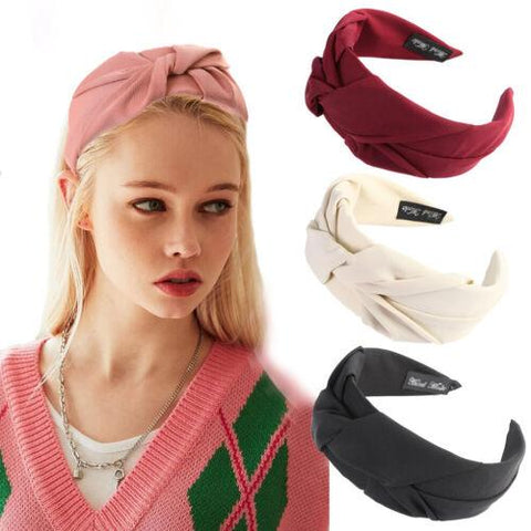 Headband Women Wide Bezel Hair Hoop-WF01099-Veeddydropshipping