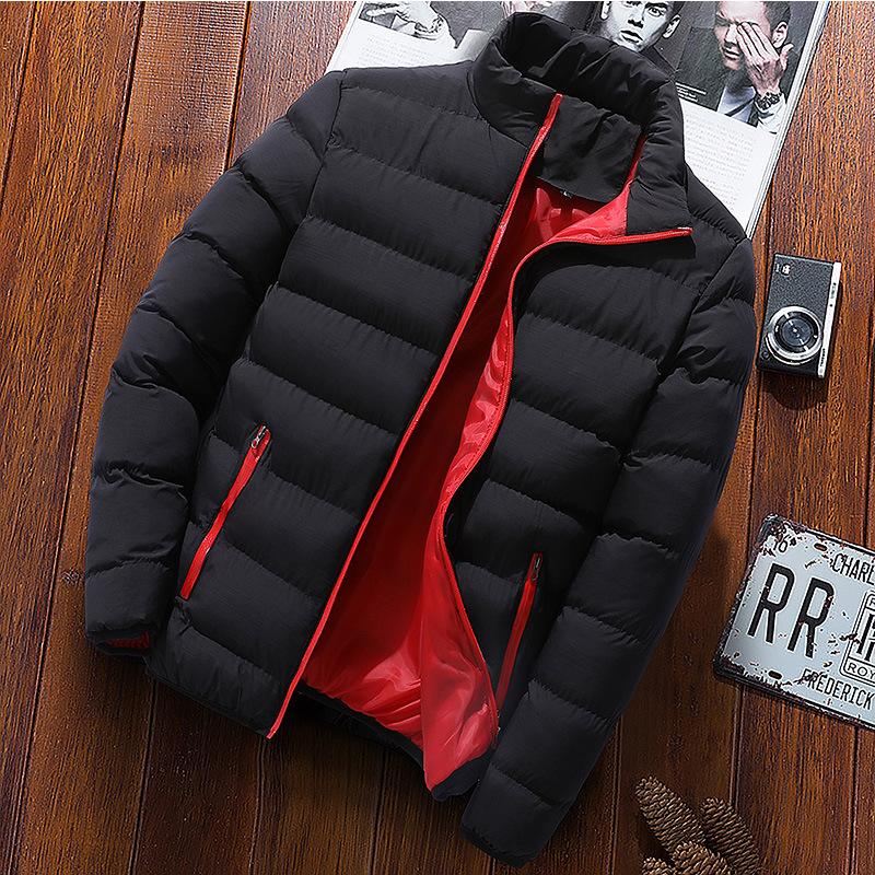 Winter Coat Cotton Coat Thickened Warm Parker Solid-Veeddydropshipping