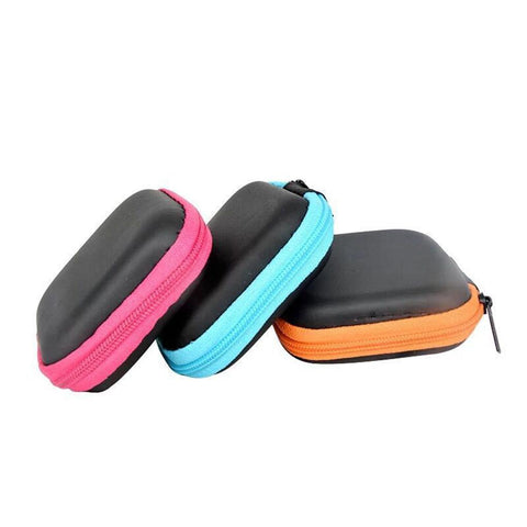 Earphone Container Universal Lightweight Storage Bag Square Shock Resistant Carry Packet-PA00908-Veeddydropshipping