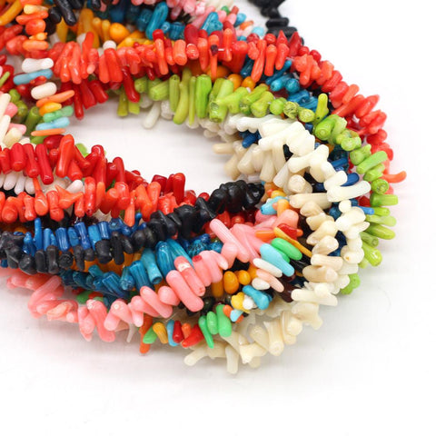 Natural Stone coral beads for Jewelry Making  DIY -JW01551-Veeddydropshipping
