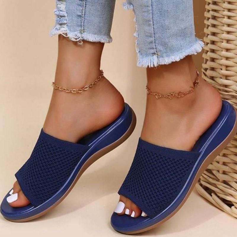 Women Shoe Slip On Breathable Sandals Ladies Slipper Elegant-BS00867-Veeddydropshipping
