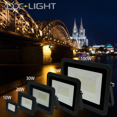 Led Flood Light 220V-240V Outdoor Spotlight Floodlight 10W 20W 30W 50W-TI00857-Veeddydropshipping